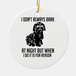 Décoration En Céramique Shih Tzu