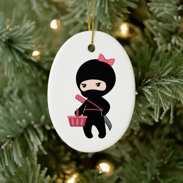 Décoration En Céramique Shopping Ninja Girl (Arbre)