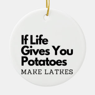Décoration En Céramique Si la vie vous donne des pommes de terre, faites u