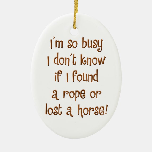 Décoration En Céramique Si occupé ! (Devant)