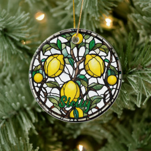 Décoration En Céramique Sicile Lemon Tree Souvenir