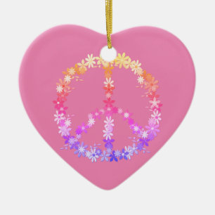 Décoration En Céramique Signal de paix