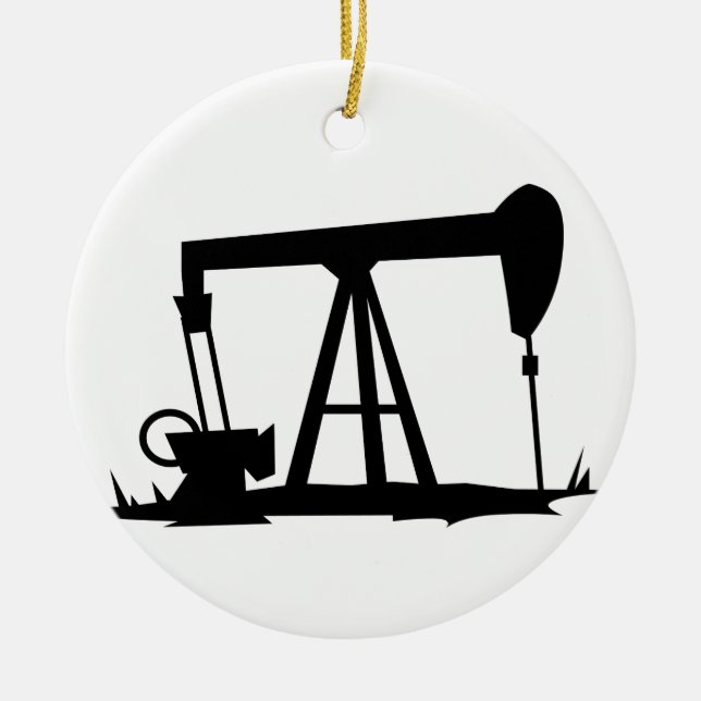 DÉCORATION EN CÉRAMIQUE SILHOUETTE BIEN PÉTROLE (Devant)