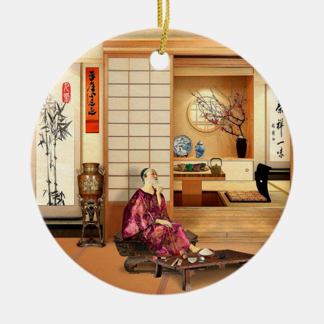 Décoration En Céramique Silky Rice Powder (Devant)