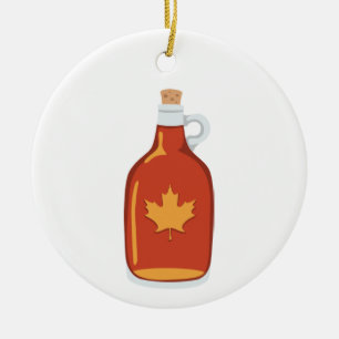 Décoration En Céramique Sirop d'érable canadien