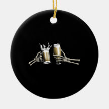 Skeleton Hands Cheval sur un