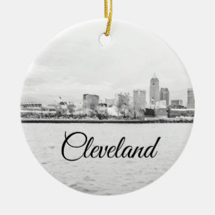 Décoration En Céramique Skyline Cleveland Ohio