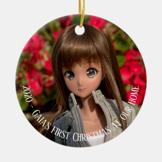 Décoration En Céramique Smart Doll Gaia premier Noël (Devant)