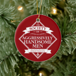 Décoration En Céramique Société des hommes agressivement beaux