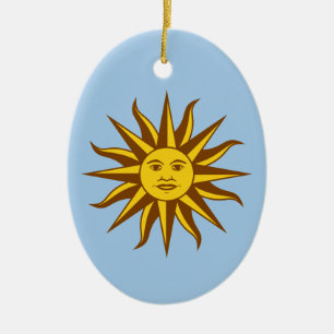 Décoration En Céramique Sol de Mayo - URUGUAY