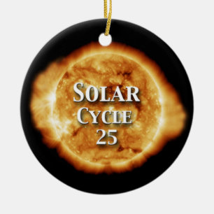 Décoration En Céramique Solaire Cycle 25 Soleil actif
