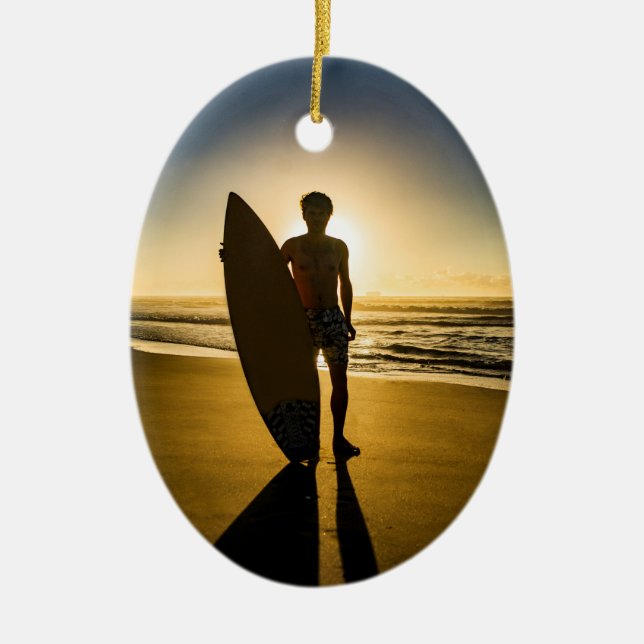 Décoration En Céramique Soleil de surfer (Devant)