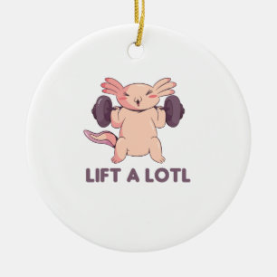 Décoration En Céramique Soulevez Un Lotl Axolotl Wordplay Pour Fitness Spo