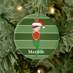 Décoration En Céramique Spécial Noël de Matilde Sirène