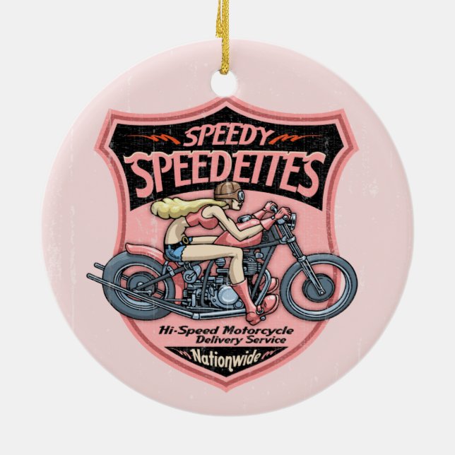 Décoration En Céramique Speedettes (Dos)