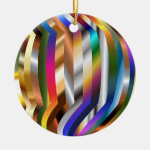 Décoration En Céramique sphère colorée, brillante et brillante,