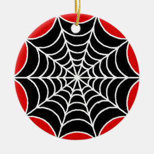 Décoration En Céramique Spider Web