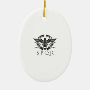 Décoration En Céramique spqr hemblem.ai