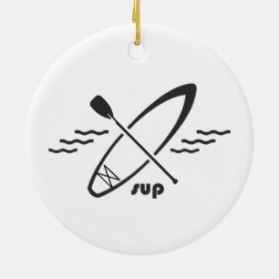 Décoration En Céramique Standup Paddleboard