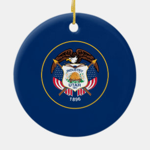Décoration En Céramique State Flag of Utah