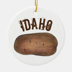 Décoration En Céramique State Pride Boise IDAHO Russet Potato