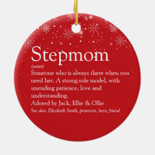 Décoration En Céramique Stepmaman Stepmum Stepmère Définition Photo