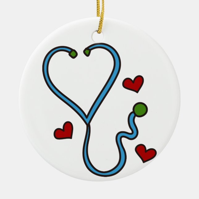 Décoration En Céramique Stethoscope (Devant)