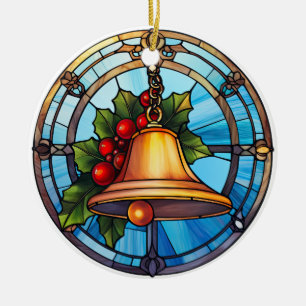 Décoration En Céramique Style cloche de Noël