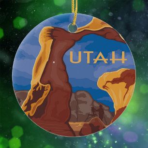 Décoration En Céramique Style vintage Utah Grand Staircase