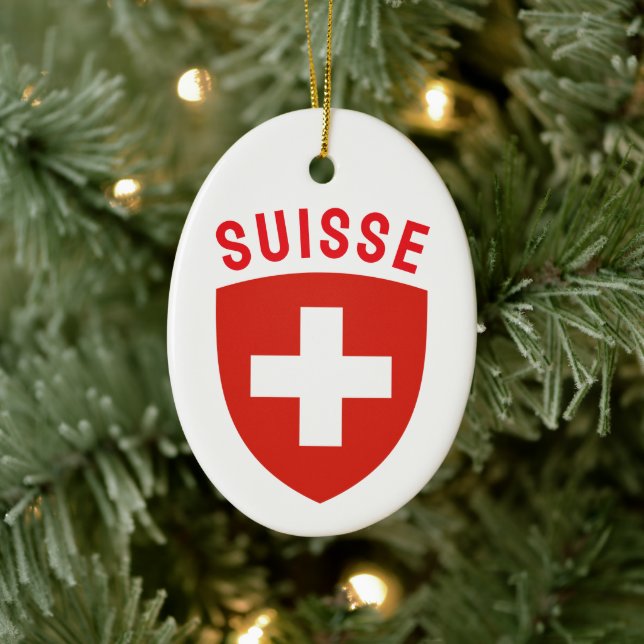 Décoration En Céramique Suisse (Suisse francophone) (Arbre)