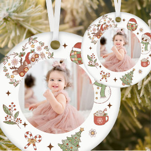 Décoration En Céramique Super mignonne Père Noël Anniversaire de fête de l