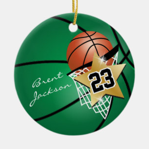 Décoration En Céramique Superstar Autograph Basketball - Vert foncé