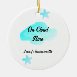Décoration En Céramique Sur un nuage neuf nuages pastel bleu enterrement d