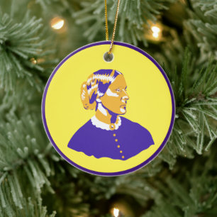 Décoration En Céramique Susan B Anthony Pop Art Street Style Suffrage