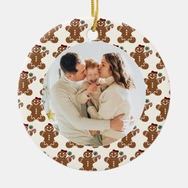 Décoration En Céramique Sweet pain d'épices Frame famille Noël (Devant)