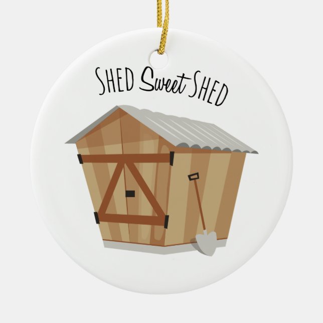 Décoration En Céramique Sweet Shed (Devant)