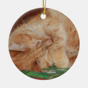 Décoration En Céramique Sweet Sleeping Ginger Boy