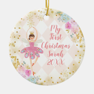 Décoration En Céramique Sweets Ballerina Nutcracker 1er Noël