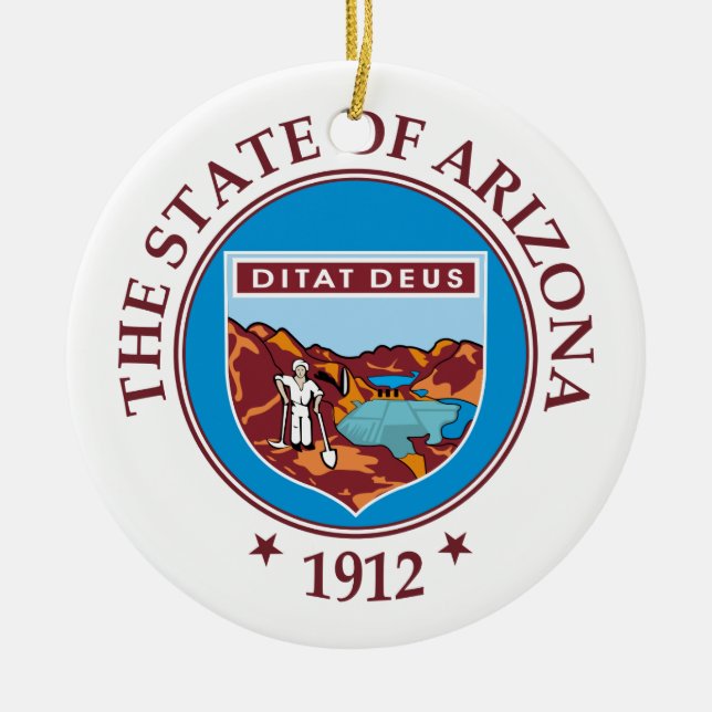 Décoration En Céramique Symbole Arizona (Devant)