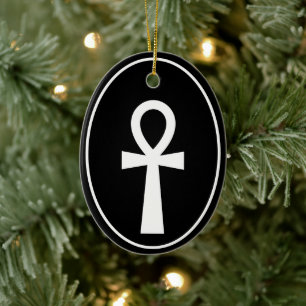 Décoration En Céramique Symbole égyptien d'Ankh