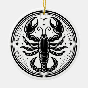 Décoration En Céramique Symbole et traits du signe Horoscope