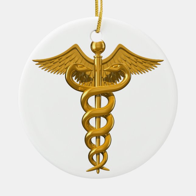 Décoration En Céramique Symbole Médicale (Devant)
