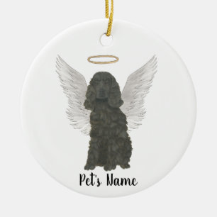Décoration En Céramique Sympathie Mémorial pour un chien Cocker Spaniel no