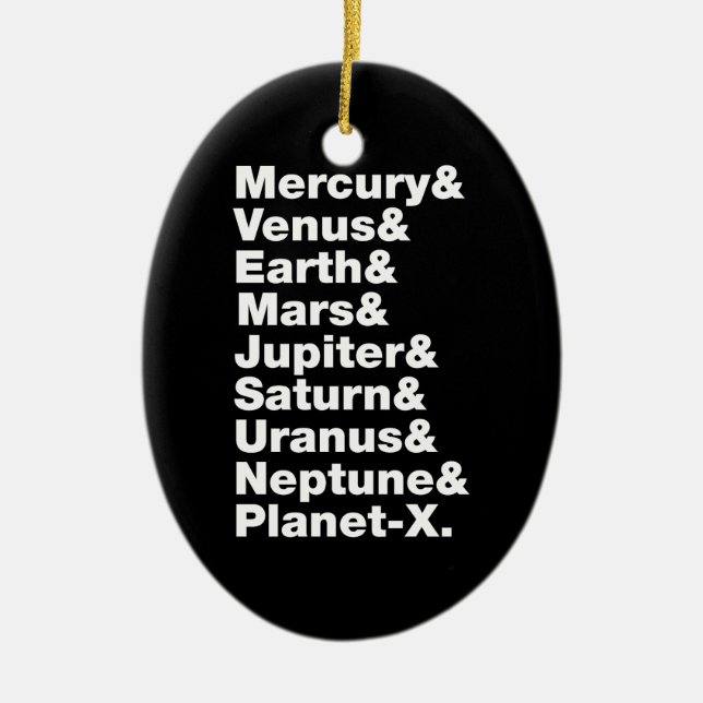 Décoration En Céramique Système solaire (Devant)