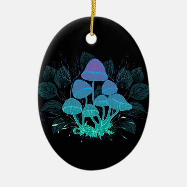 Décoration En Céramique Tabourets dans Bushes (Devant)