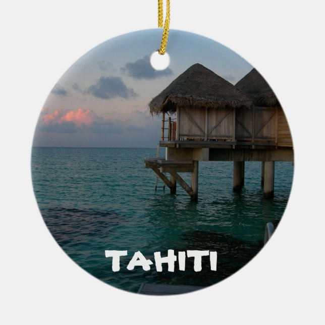 Décoration En Céramique Tahiti Lagoon (Devant)