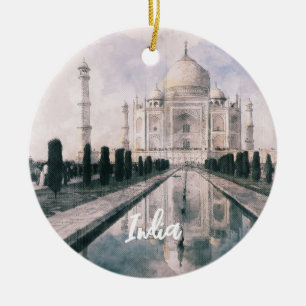 Décoration En Céramique Taj Mahal, Inde