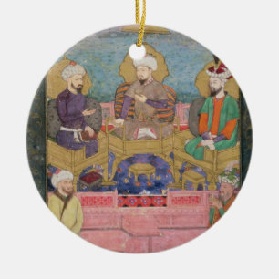 Décoration En Céramique Tamerlan (1336-1405), Babur (1483-1530, r.1526-30)