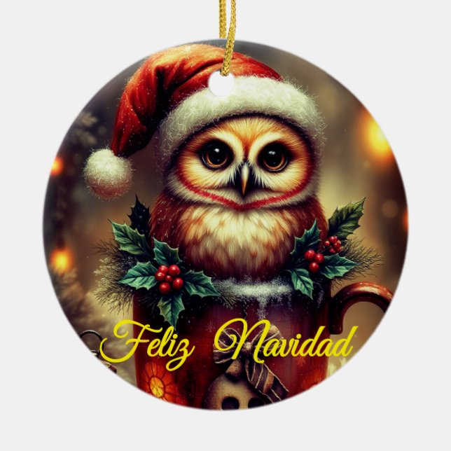 Décoration En Céramique Tarjeta Navideña  (Devant)