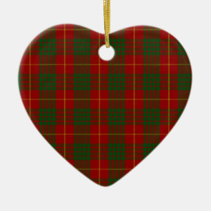 Décoration En Céramique Tartan de famille de clan de Cameron